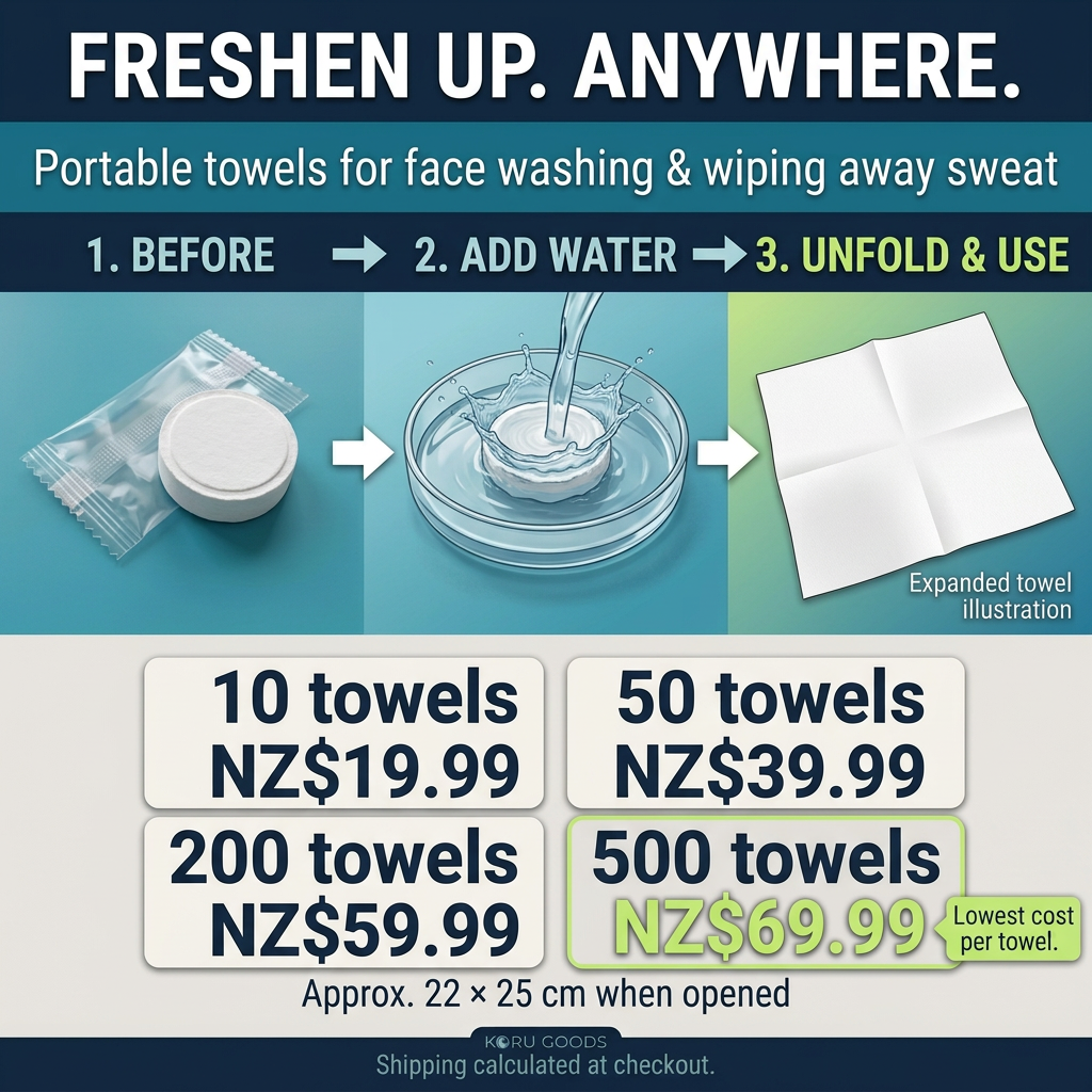 Small compressed towel